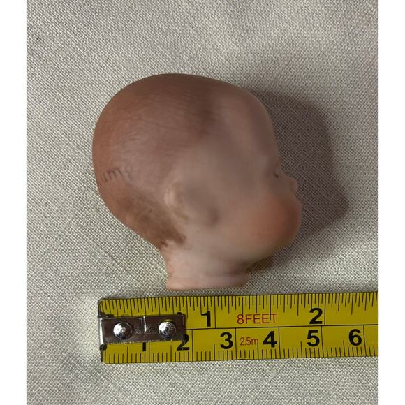 Vintage Sugar Lump Baby Doll Head & Hands Set C – Bisque Craft Parts - Picture 7 of 11